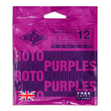 Cordes de guitare lourdes Rotosound RotoPurples - Medium 12-52