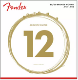 Fender - Cordes acoustiques 70L 80/20 Bronze 12-52
