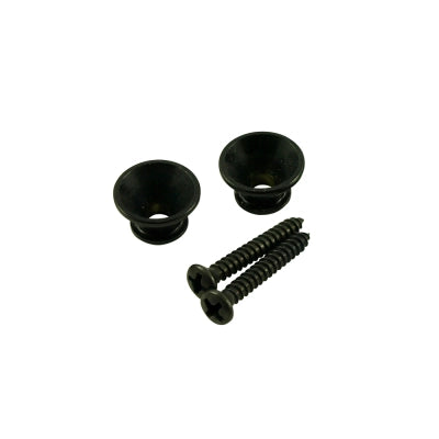 WD Music - Bouton de sangle - Noir (Paire)