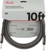 Fender - Professional Series Instrument Cable, 10, Gray Tweed