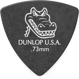 Dunlop - Médiators triangulaires Gator Grip (paquet de 6) - 0,73 mm