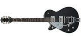 Guitares Gretsch - G6128TLH Players Edition Jet FT avec Bigsby, pour gaucher, touche palissandre - Noir