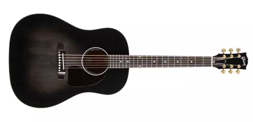 Gibson - Guitare acoustique/électrique standard J-45 avec étui rigide - Cobra Burst