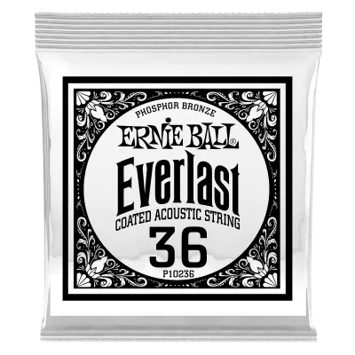 Ernie Ball - Corde simple Everlast Phosphor Bronze - .036w