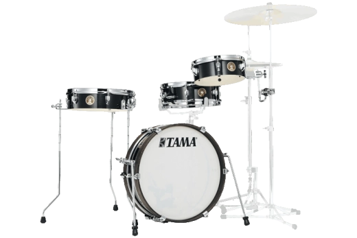 Tama - Pack de 4 fûts Club-JAM Pancake (18, 10, 13, SD) - Noir brossé