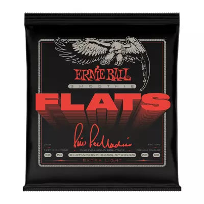 Cordes pour basse Ernie Ball Pino Palladino Smoothie Flats - Extra Light
