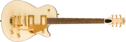 Guitares Gretsch - Electromatic Pristine LTD Jet Single-Cut avec Bigsby, touche en laurier - Or blanc