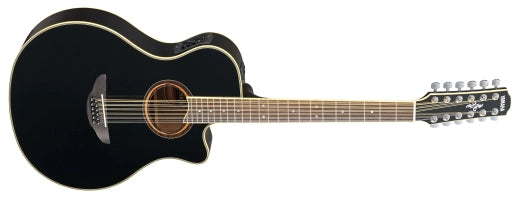 Yamaha - APX700II - Guitare acoustique/électrique 12 cordes - Noir