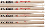 Vic Firth - American Classic Value Pack (3 Pairs +1 Free Pair) - 5A