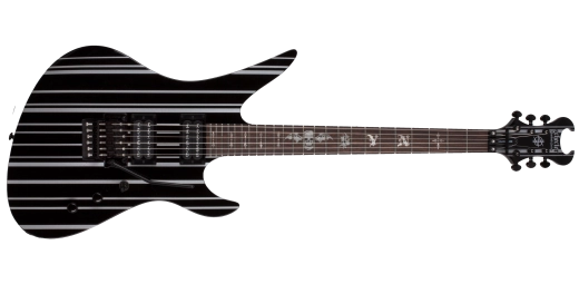 Schecter - Synyster Standard - Noir brillant avec rayures argentées