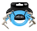 Ernie Ball - 12 Flex Patch Cable - Blue (3-Pack)