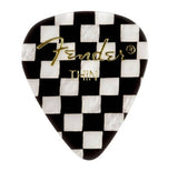 Fender - 351 Shape Graphic Picks 12-Pack - Checker - Thin