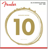 Fender - Cordes acoustiques 70XL 80/20 Bronze 10-48