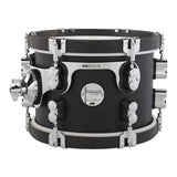 Pacific Drums - Tom Concept Classic 7x10 avec cercles teintés ébène - Teinte ébène