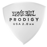 Ernie Ball - Prodigy White Large Sheild Picks 2.0mm - 6 Pack