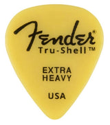 Médiators Fender Tru-Shell forme 351 - Extra-lourds