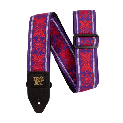 Bracelet Ernie Ball - Royal Flush rouge jacquard