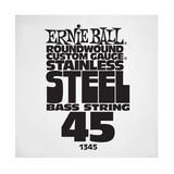 Corde simple pour basse électrique en acier inoxydable Ernie Ball .045