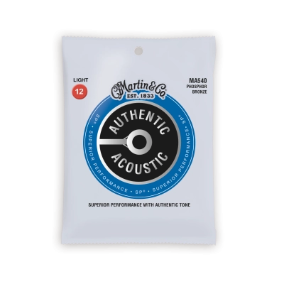 Martin - Authentic Acoustic SP 92/8 Phosphor Bronze - Cordes 12-54 Light