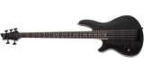 Schecter - SLS Elite-5 Evil Twin 5-String Bass - Satin Black - Left Handed