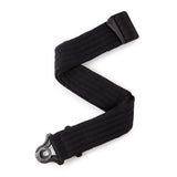 D'Addario - Sangle de guitare à verrouillage automatique 50 mm - Rayures rembourrées noires