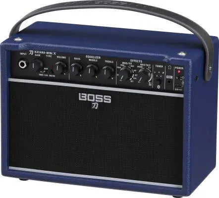 BOSS - Katana-Mini X Amplificateur de guitare - Bleu