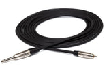 Hosa - REAN Câble d'interconnexion asymétrique 1/4 TS vers RCA Pro - 15