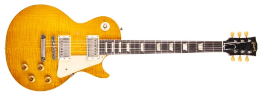Gibson Custom Shop - Guitare électrique Murphy Lab Heavy Aged 58 Les Paul Standard - Lemon Burst