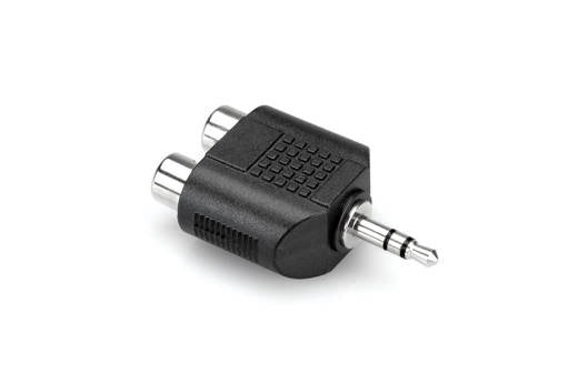 Hosa - Adaptateur, double RCA vers TRS 3,5 mm