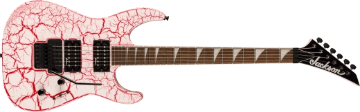 Jackson Guitars - Série X Soloist SLX DX, touche en laurier - Bloodshot Crackle