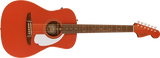 Fender - Guitare électro-acoustique Malibu Player, touche en noyer - Fiesta Red