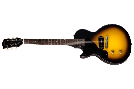 Gibson Custom Shop - Guitare électrique Les Paul Junior Single Cutaway de 1957, réédition avec étui rigide - Vintage Sunburst (gaucher)