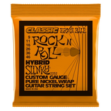 Cordes de guitare hybrides classiques en nickel pur Ernie Ball - 0,009 à 0,046