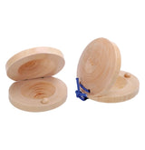 Granite Percussion - Castagnettes en bois de 2,5 pouces (2 pièces)