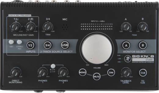 Mackie - Contrôleur de moniteur de studio Big Knob Studio 3x2 avec E/S USB 96 kHz