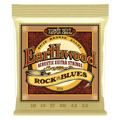 Ernie Ball - Earthwood Acoustic 80/20 Bronze - 10-52