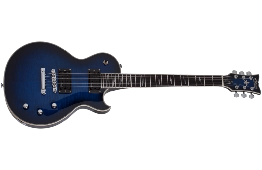 Schecter - Guitare électrique Solo II Supreme - Bleu éclatant transparent