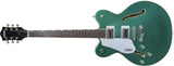 Guitares Gretsch - Guitare électro-acoustique centrale G5622 à double coupe avec stoptail en V, pour gaucher - Georgia Green