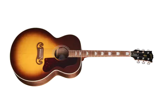 Gibson - Guitare acoustique/électrique SJ-200 Studio en noyer avec étui rigide - Walnut Burst