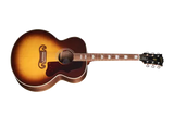Gibson - SJ-200 Studio Walnut Acoustic/Electric Guitar with Hardshell Case - Walnut Burst