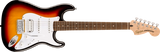 Squier - Série Affinity Stratocaster Junior HSS, touche en laurier - Sunburst 3 couleurs