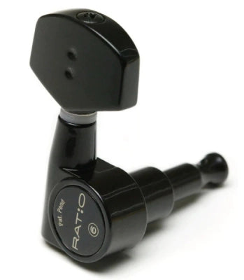 Mécaniques de guitare acoustique Graph Tech - Ratio 3+3 - Noires