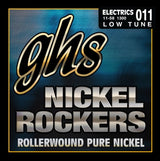 Cordes GHS - Jeu de cordes pour guitare électrique Nickel Rockers à accordage bas