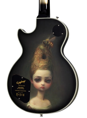 Epiphone - Adam Jones Les Paul Custom Art Collection: Mark Rydons Queen Bee - Antique Silverburst