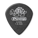 Dunlop - Tortex Pitch Black Jazz III Players Pack (72 cordes) - 1,5 mm