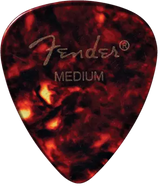 Fender - Médiator classique en celluloïd, forme 451 - Moyen (paquet de 12)