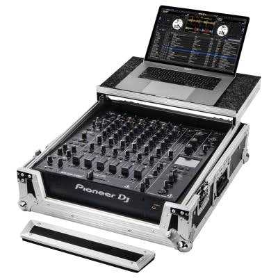 Odyssey - Flight-case ATA avec plateforme coulissante pour ordinateur portable Pioneer DJM-V10