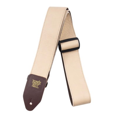 Ernie Ball - Bracelet Tri-Glide en cuir italien couleur fauve
