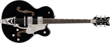 Guitares Gretsch - Falcon Hollow Body avec Bigsby à cordes traversantes et accastillage chromé, touche en ébène - Noir