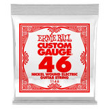 Corde simple pour guitare électrique Ernie Ball, filée en nickel, 0,046